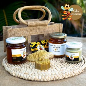 Panier en toile de jute