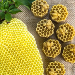 Bougie à la cire d'abeilles